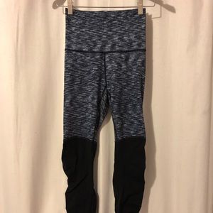High-Waisted Lululemon stirrups leggings.
